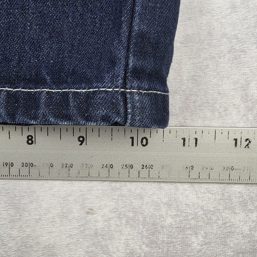 Kowtow Jeans Womens Size Small Wide Leg Dark Wash Blue Denim Pants - Picture 11 of 11